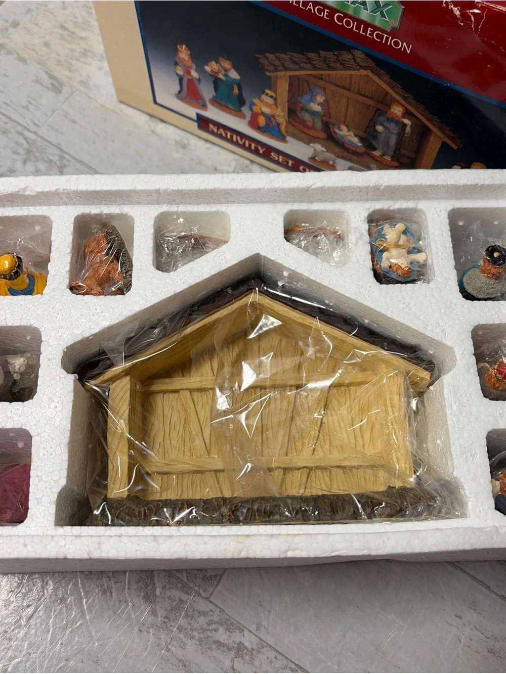 Vintage 1996 Lemax Nativity Set 11 Piece Village Collection Christmas Holiday